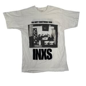 Vintage 1993 INXS Dirty Honeymoon Tour T-Shirt | Michael Hutchence | 90s Rock
